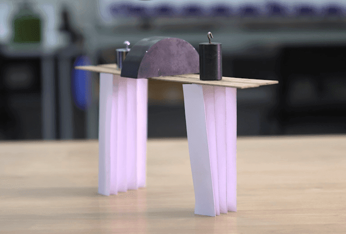 Building paper bridges